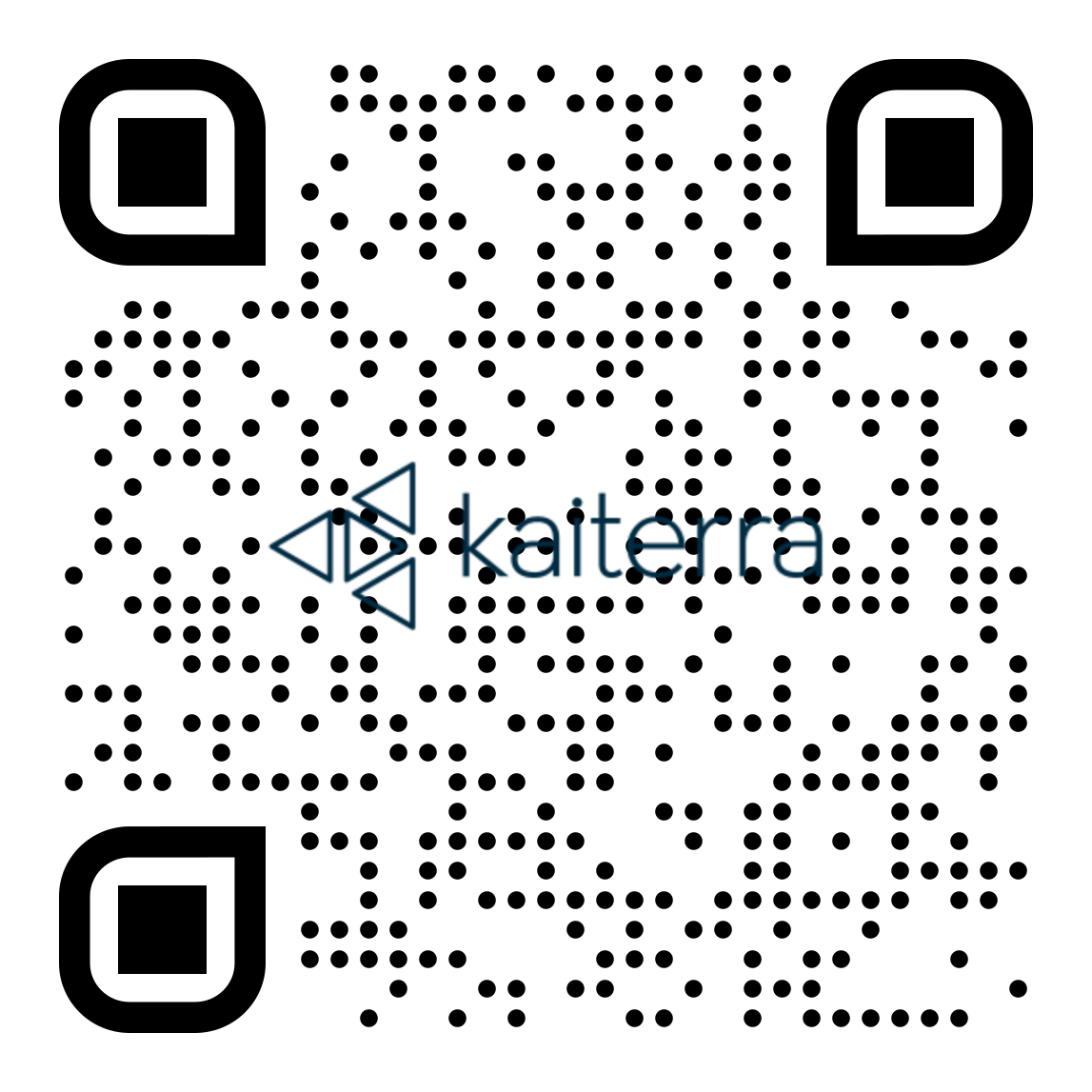 QR Code to download Kaiterra app